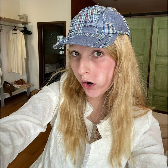 patchwork baseball cap - Picture 3 of 4